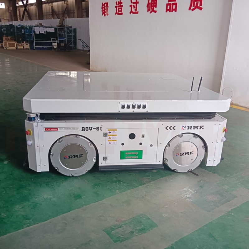 5t Framleiðslusamkoma Industrial Mecanum hjólaflutningsvagnar