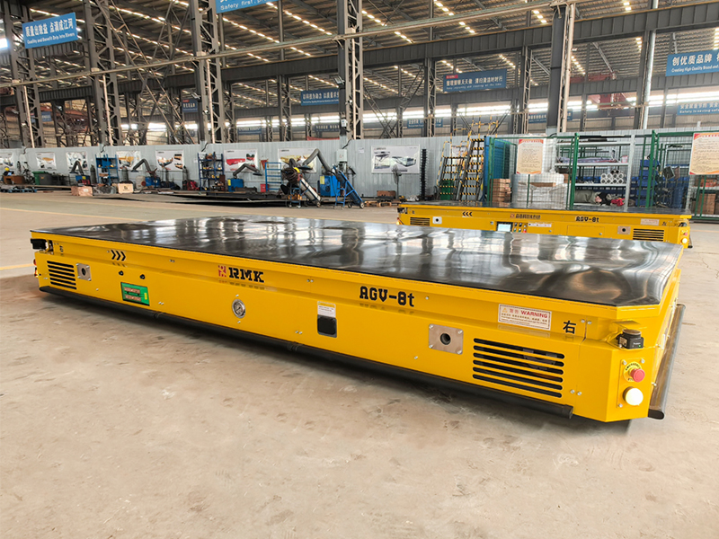 8 Ton Laser Guided AGV með lyfta Pallet