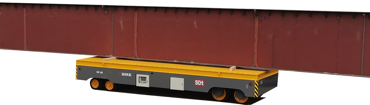 Sérsniðin brautarlaus flutningskörfu